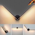 LED Spiegelleuchte Schminklicht Bad Beleuchtung Badezimmer Aufbaulampe Wandlampe