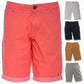 BRICE Herren Chinoshorts Freizeit Baumwolle Knie Sommer normale Bermuda halbe Hose