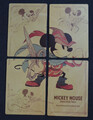 Disney Lorcana komplettes 4 Karten Set - Mickey Mouse mutiges Schneiderlein Kunst