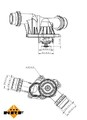 NRF 725044 Thermostat, coolant for BMW