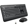 Logitech MK540 Advanced Funk Tastatur, Maus-Set Handballenauflage Deutsch, QW...