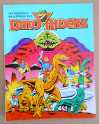 mini comics Dino riders bd catalogue livre des jouets vintage ideal tyco 1987