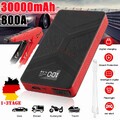 30000mAh Auto KFZ Starthilfe Jump Starter 12V Ladegerät Booster Power Bank PKW