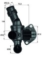 Thermostat, Kühlmittel MAHLE TI 6 80