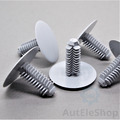 10 x Verkleidung Clip Befestigung Klips Halter Panel 9mm Hell Grau Universal