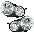 Scheinwerfer Set für VW Polo 9N 2001-2005 H1 H7 Halogen Hauptscheinwerfer