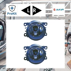 2x ORIGINAL® Alkar Nebelscheinwerfer Links, Rechts für Ford Fiesta VI Focus II