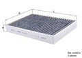 Innenraumfilter Pollenfilter Filter für BMW Alpina Knecht Lak675/2/S 2015 ->