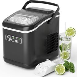 12kg 24H Eiswürfelmaschine Eiswürfelbereiter Icemaker Selbstreinigende Eiswürfel
