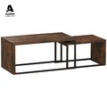 Aiorber 2er-Set Couchtisch Sofatisch Beistelltisch  Langlebige für Wohnzimmer