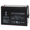 Blei Akku AGM GEL 120Ah 12V Batterie Boot Solarbatterie zyklenfest 100AH 12 Volt