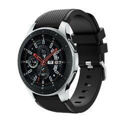 Silikon Sport Armband für Samsung Watch 1 2 3 4 5 6 7 / 40-46mm Huawei 20mm 22mm