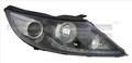 Hauptscheinwerfer TYC 20-14097-05-2 für KIA SL SPORTAGE 3 GDI CRDi AWD CVVT
