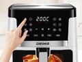 7.5L Heißluftfritteuse XXL Fritteuse Fritteusen Heißluft Ofen Friteuse DE NEW 