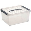 sunware H6162602 Q-line Aufbewahrungsbox 15,0 l transparent 40,0 x 30,0 x 18,0 c