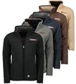 Geographical Norway sehr warme Herren Übergangs Jacke Fleece Sweatjacke Freizeit