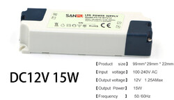 dc netzteil 12v 24v Trafo Transformator 60w 100w Treiber Driver fuer LED Strip