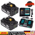 4x Original 18V 9,0Ah BL1860B 8,0Ah Akkufür Makita Led Anzeige 197422-4 BL1850B