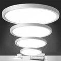 LED Deckenlampe Ultraflach Panel Deckenleuchte Wohn Schlafzimmer Küche Flurlampe