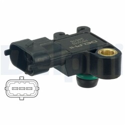 Delphi Saugrohrdrucksensor für Chevrolet Opel