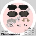 ZIMMERMANN Bremsbelagsatz Scheibenbremse 25617.185.2 für BMW X1 U11 2er Active