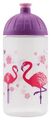 ISYbe Kinder-Trinkflasche, Flamingo 0,5L, BPA-frei, auslaufsicher, Kohlensäure g