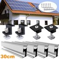 Befestigungssystem Ziegeldach Solar Alu Solarpanel Halterung Montageschiene Set