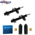 2x GASDRUCK STOSSDÄMPFER + SACHS STAUBSCHUTZ KIT VORNE FÜR AUDI SEAT SKODA VW