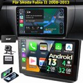 DAB+ 2+32G Android 13 Autoradio Carplay GPS WIFI KAM Für Skoda Fabia 2 2008-2013