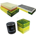 MANN-FILTER Inspektionspaket Filtersatz für Audi Cabriolet 2.6 2.8 80 Avant