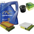 Motor-Öl 5L MANNOL Defender 10W-40 +MANN-FILTER für Nissan X-Trail T30 2.0 4x4