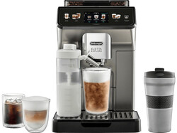 DELONGHI Eletta Explore Cold Brew ECAM450.86.T Kaffeevollautomat Titan