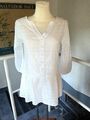 Bluse Gr S Weiß von De Coded Leichte Baumwolle Dreiviertel Arm Wie Neu