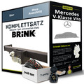 Für MERCEDES V-Klasse Vito Typ W639 Anhängerkupplung starr +eSatz 7pol uni 04-