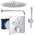 Grohe Unterputz Duscharmatur Grohtherm SmartControl Thermostat Set UP Armatur
