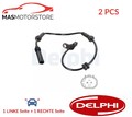 ABS SENSOR DREHZAHLFÜHLER PAAR VORNE DELPHI SS20757 2PCS I NEU OE QUALITÄT