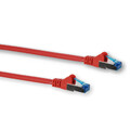 5 Stück Patchkabel, Cat 6A Standard, S-FTP, PIMF, 500 MHz, Länge 0,50m, Rot