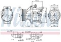 NISSENS 89530 Kompressor, Klimaanlage für TOYOTA