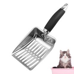 Katzenstreuschaufel Großes Tablett aus Metall Haustierzubehör