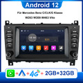 Für Mercedes Benz C Klasse W203 CLK W209 GPS Navi DAB WIFI 4G Autoradio Android