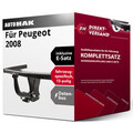 Anhängerkupplung starr + E-Satz 13pol spezifisch für Peugeot 2008 13-19 Set