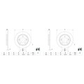 2x BOSCH BREMSSCHEIBEN Ø262mm HINTEN passend für HYUNDAI ELANTRA I20 IONIQ KIA N