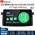 Android 14 Autoradio 6+128GB Carplay GPS Nav 4G Für BMW 3er E46 M3 Rover 75 MGZT