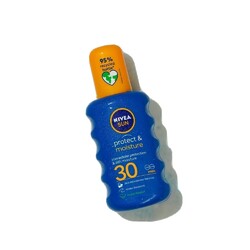 Nivea Sun Protect & Moisture Spray 2x 200ml LSF30 High Water Resistant Lotion 