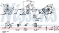 NISSENS 93428 Lader, Aufladung für FORD