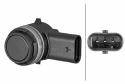Hella 6PX358270-311 Sensor, Einparkhilfe vorne hinten links rechts für BMW MINI