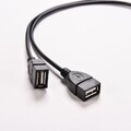 A Stecker Auf 2 Dual USB Buchse Jack Y Splitter Hub Netzkabel Adapterkabel