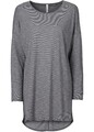 Longshirt Gr. 52/54 Grau Multi Damentop Long-Shirt Bluse Tunika Neu*