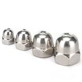 Hutmutter Edelstahl DIN 1587 hohe Form A2 A4 V2A V4A Hutmuttern Muttern M3-M24