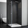 Eckeinstieg Duschkabine Duschabtrennung 90x90 90x75 Eckedusche Duschwand Dusche